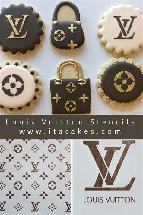 louis vuitton cake template.